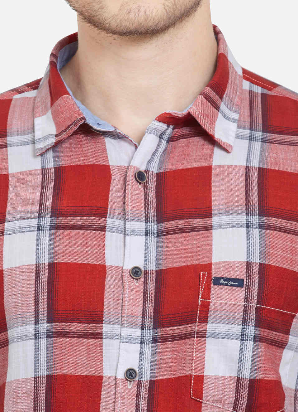 Nathan Sr Twill Check Shirt, , large image number 3