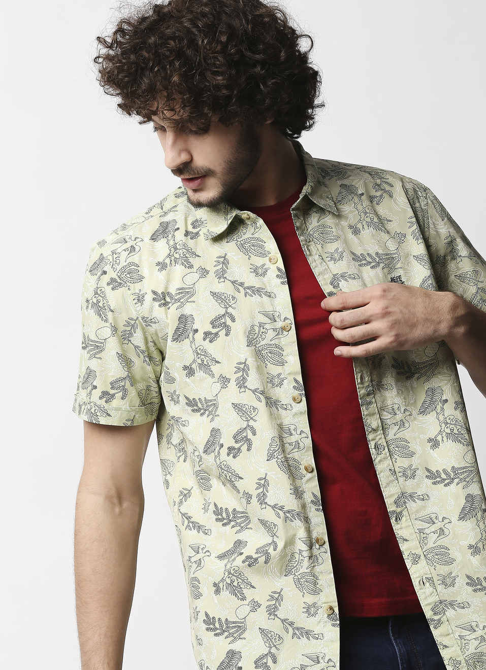 Kelson Sr Printed Shirt, , large image number 0