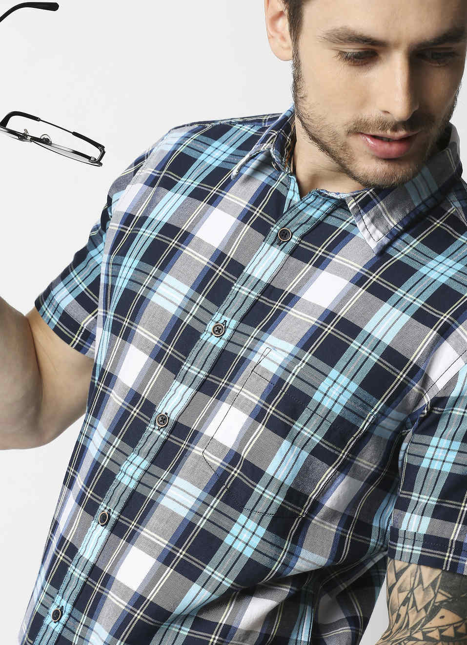 Isaac Sr Twill Check Shirt | Pepe Jeans 