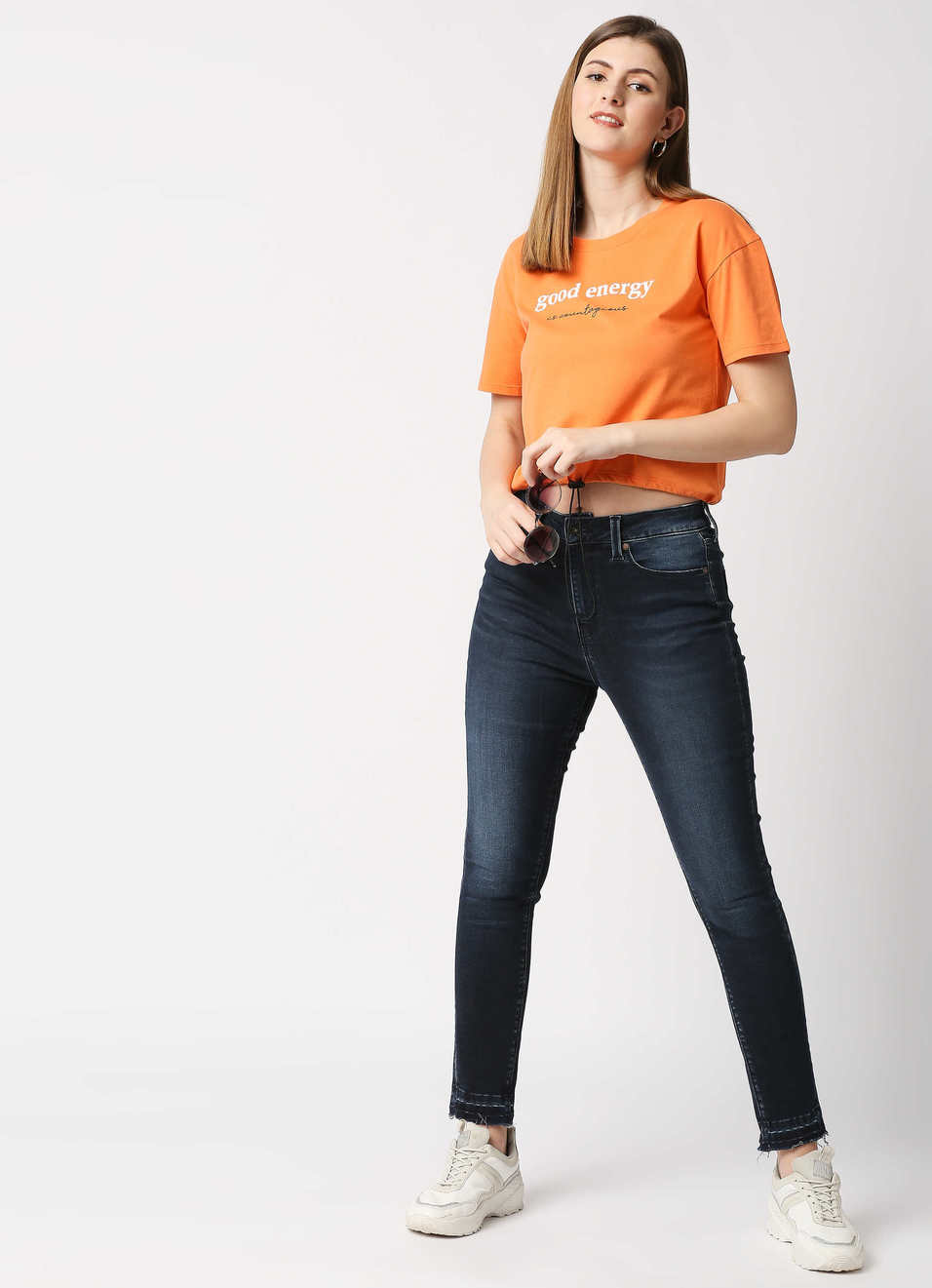 Hiba Trendy Cropped T-Shirt, , large image number 3