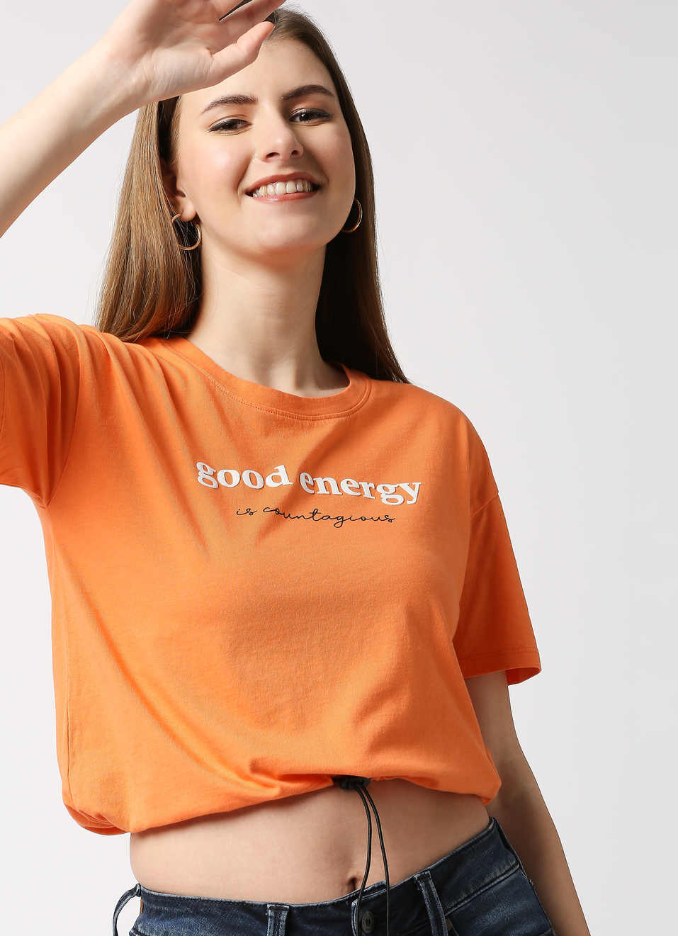 Hiba Trendy Cropped T-Shirt, , large image number 0