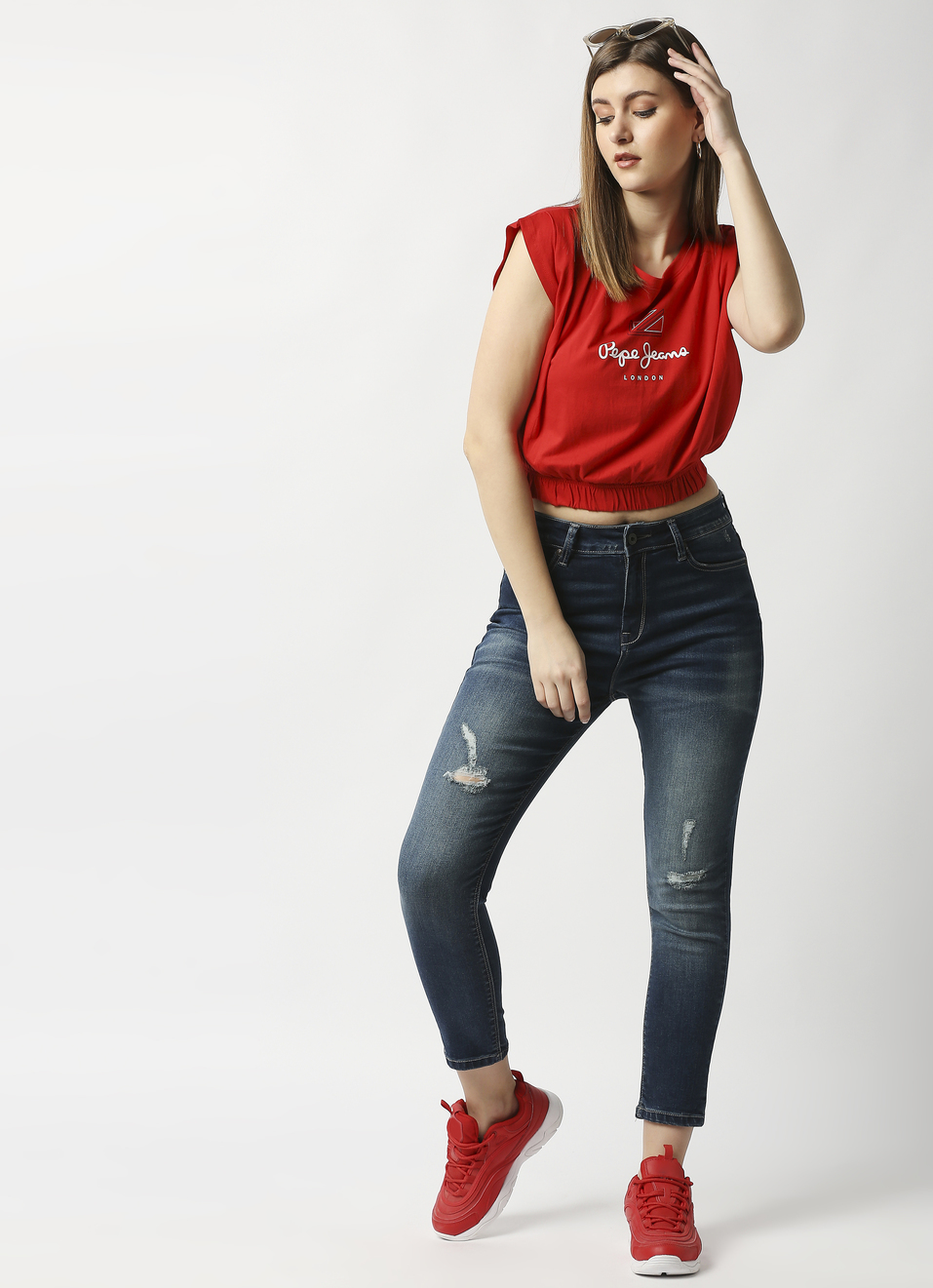 Claira Cropped T-Shirt, , large image number 2