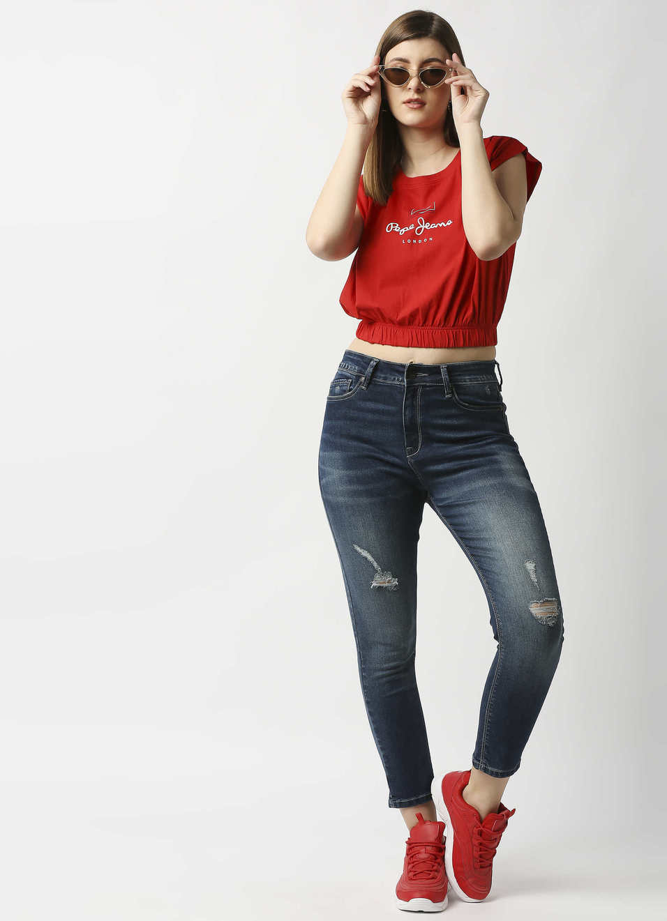 Claira Cropped T-Shirt, , large image number 3