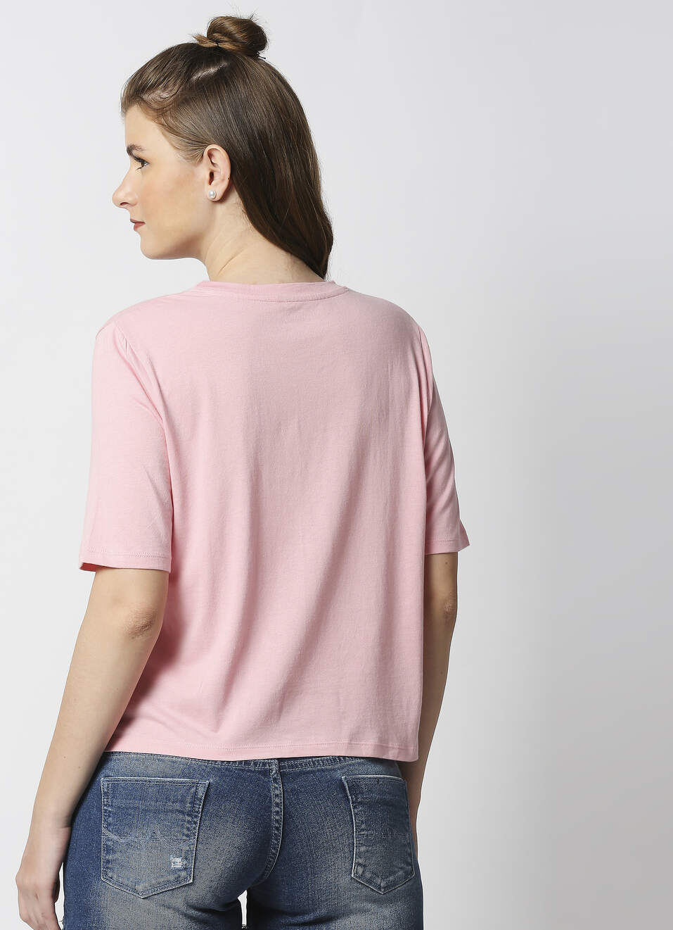 Holsy Front Knot T-Shirt, , large image number 2