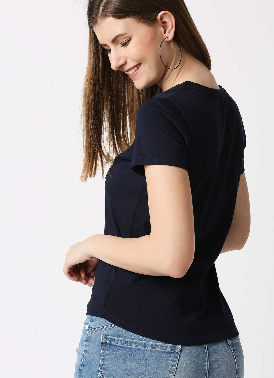 Velma Embellished T-Shirt, , large image number 1