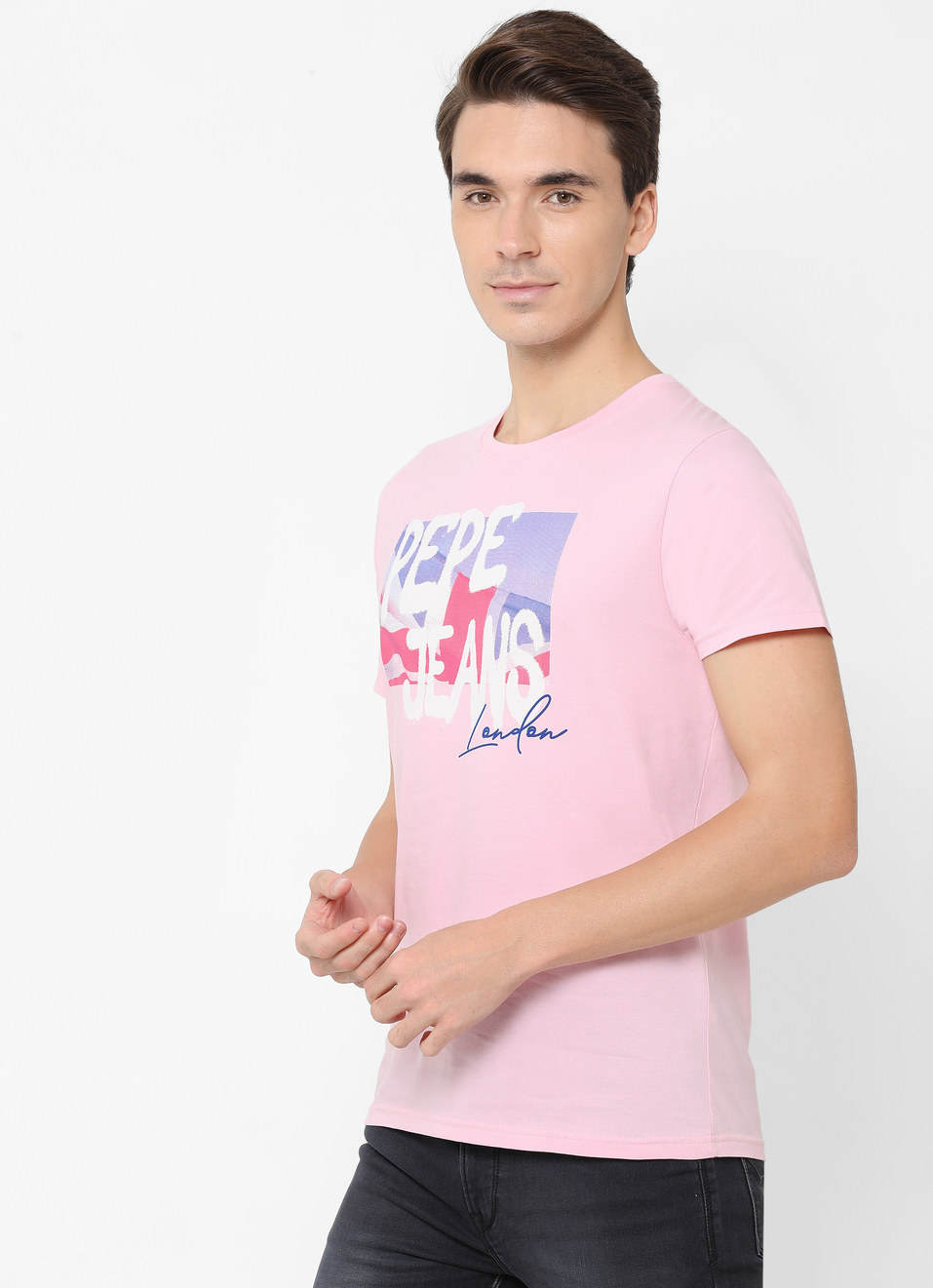 Signa Union Jack Placement Printed Tshirt, , large image number 2