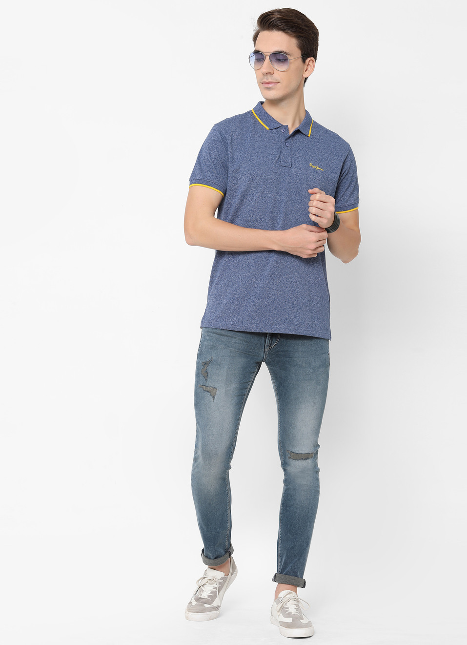 Quantra Solid Grindle Polo, , large image number 3