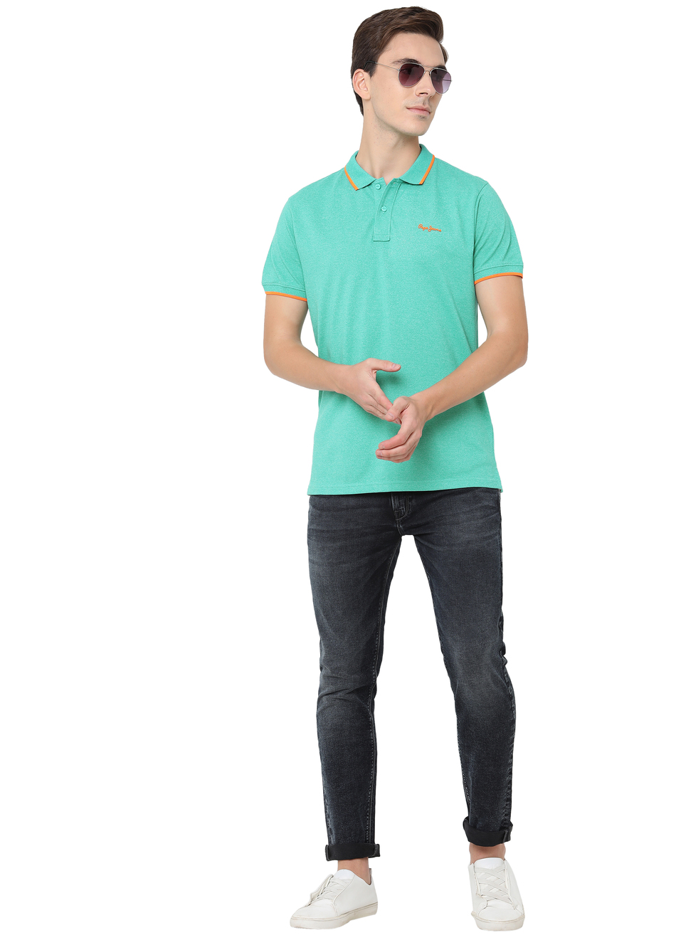 Quantra Solid Grindle Polo, , large image number 2