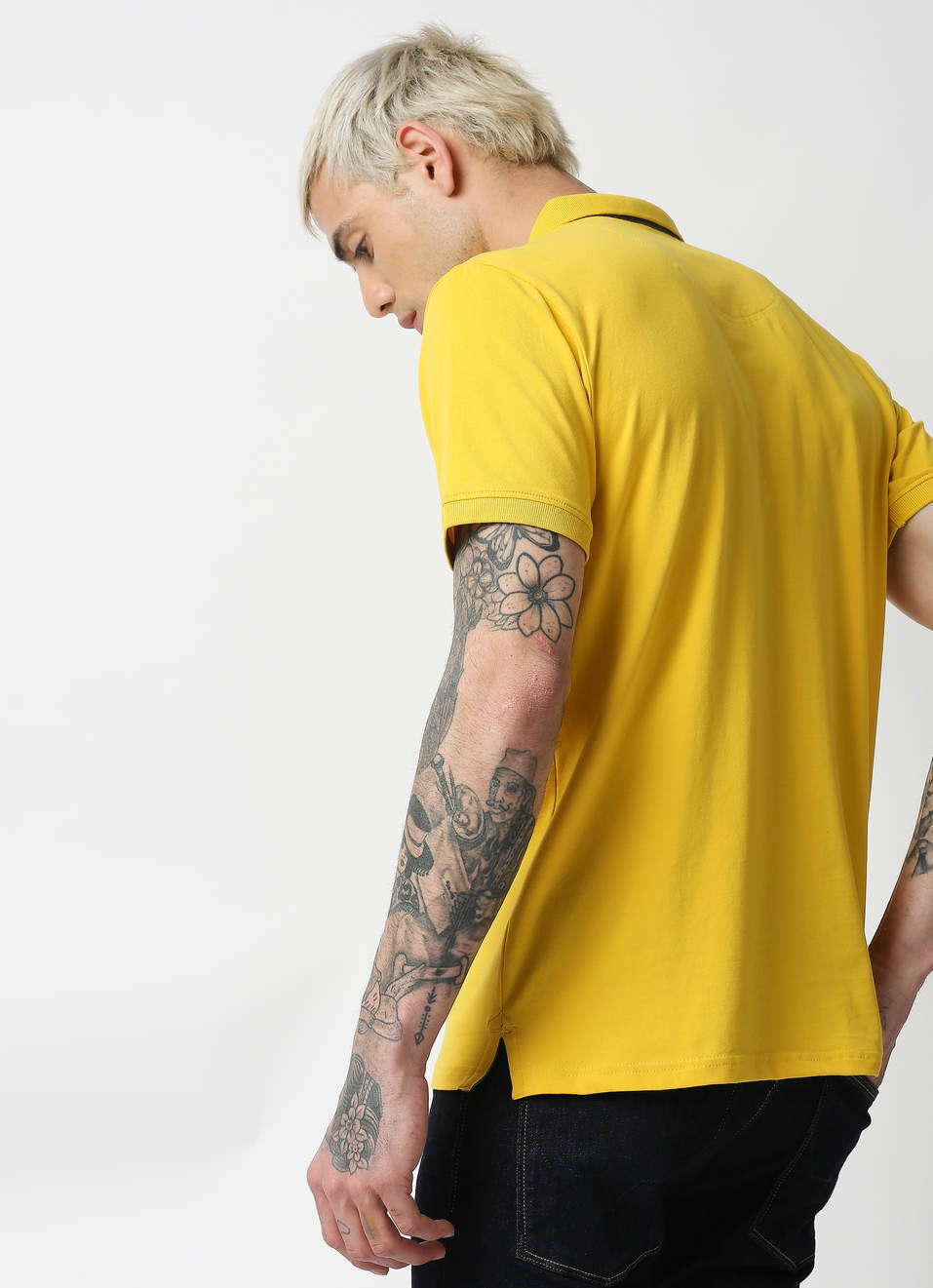 Cash Solid Stretch Polo, , large image number 1