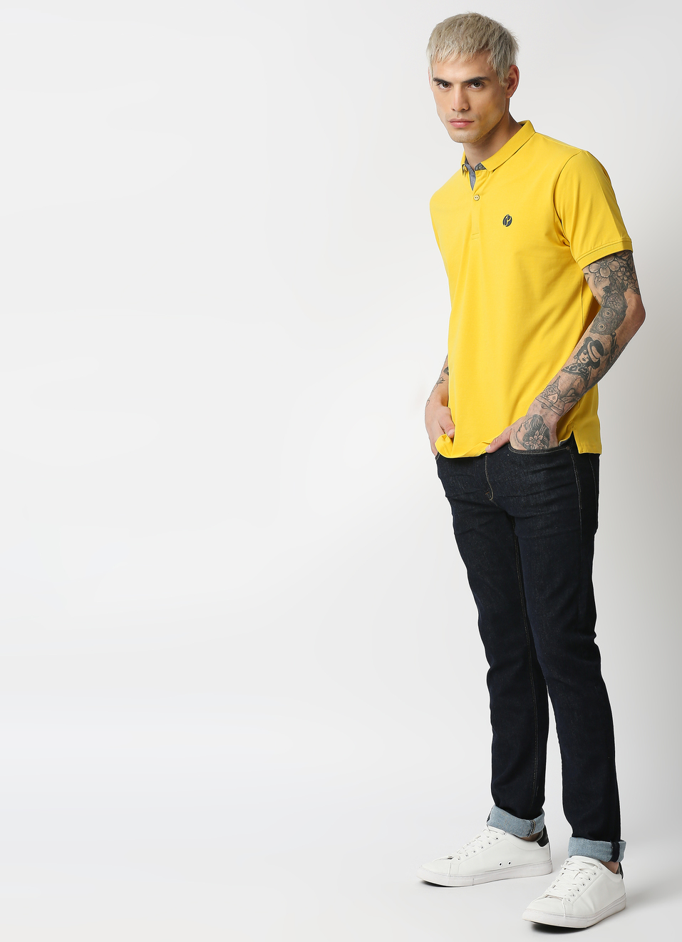 Cash Solid Stretch Polo, , large image number 3