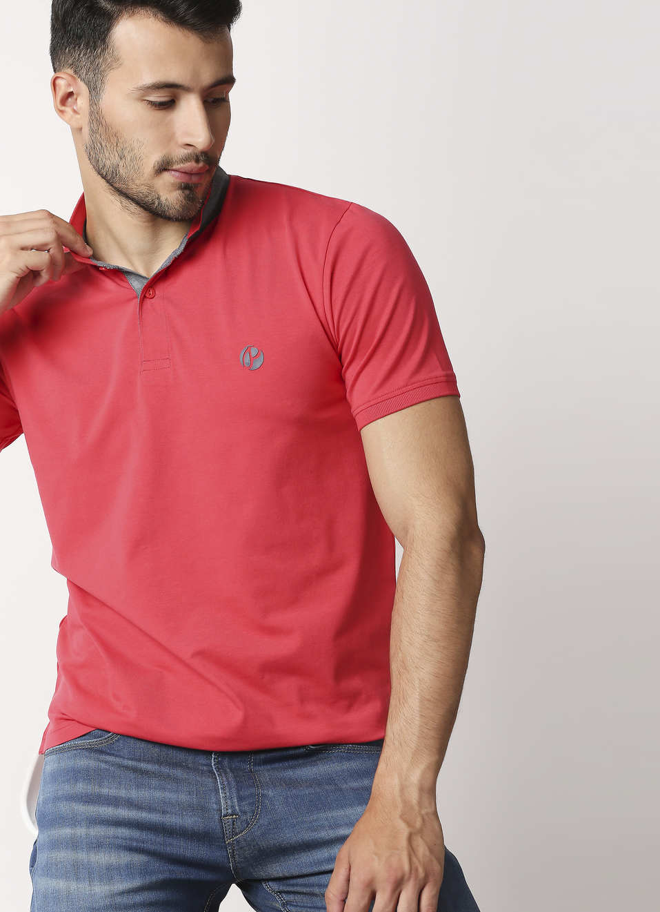 Cash Solid Stretch Polo, , large image number 0