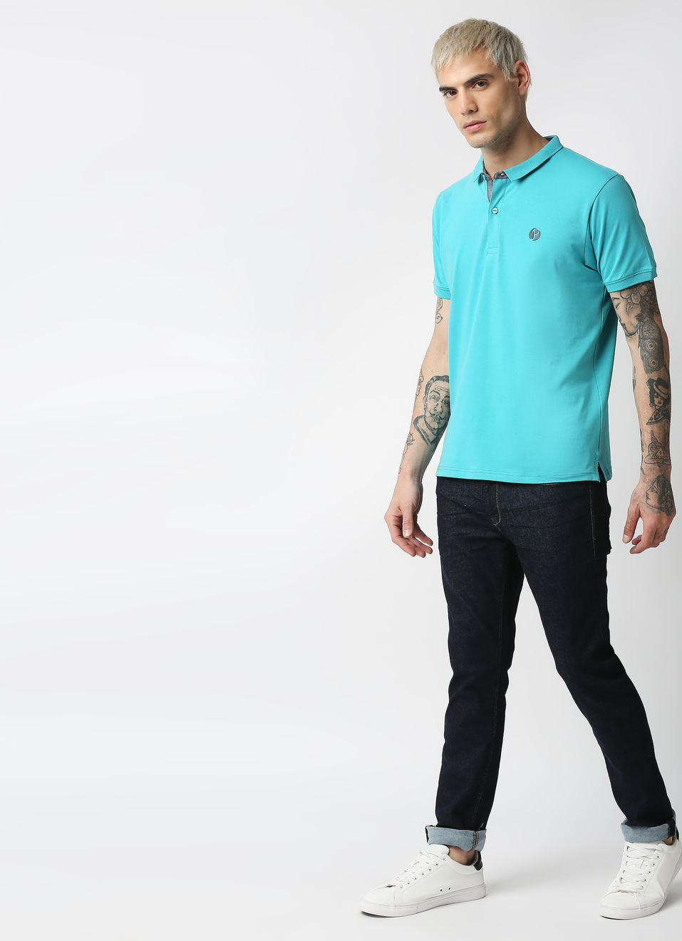 Cash Solid Stretch Polo, , large image number 3
