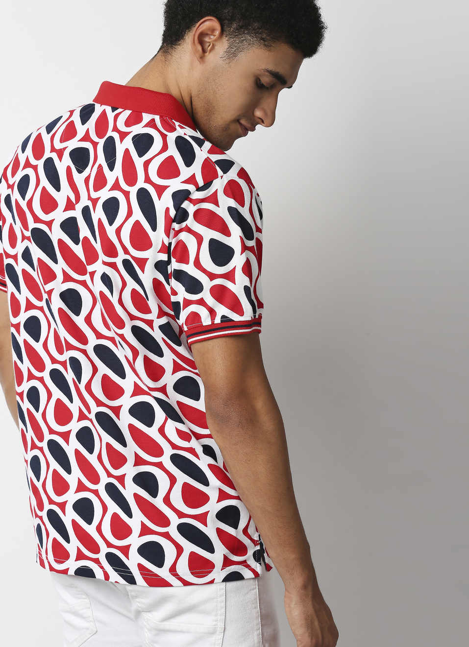 Bingo Graphic Printed Polo, , large image number 1