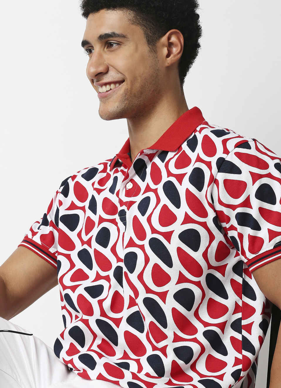 Bingo Graphic Printed Polo, , large image number 2