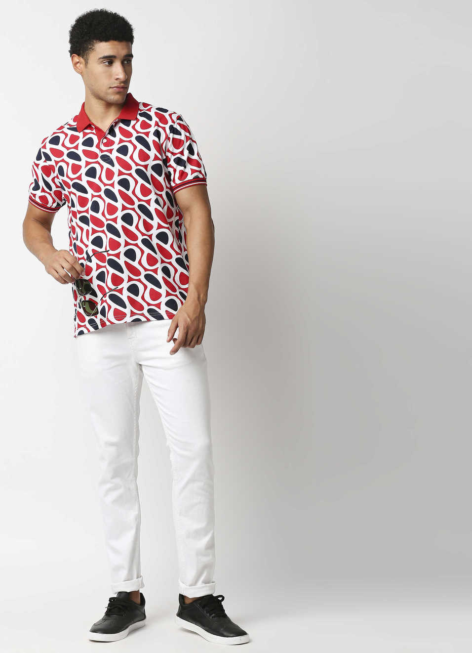 Bingo Graphic Printed Polo, , large image number 3