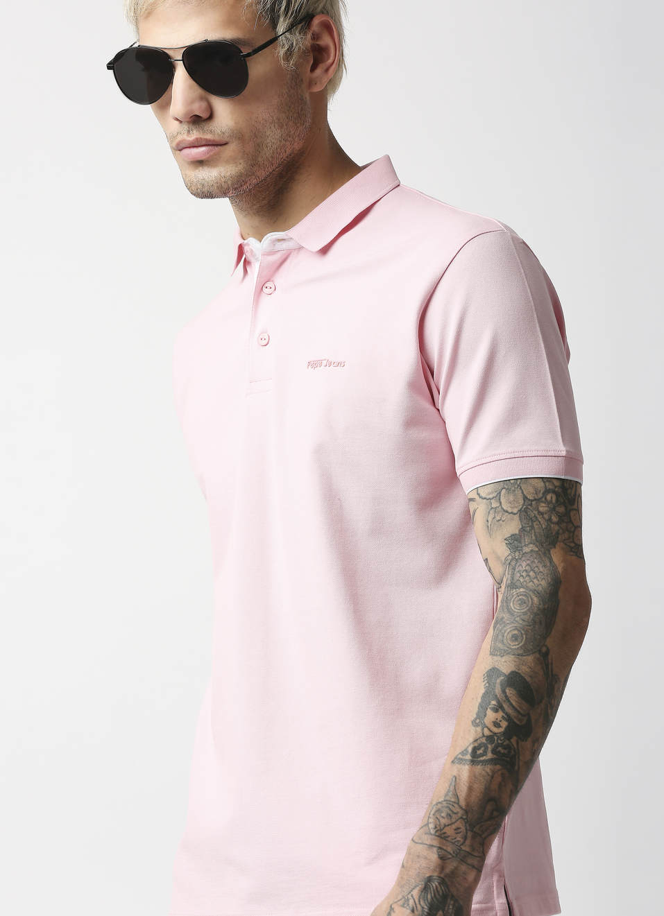 Anton Solid Stretch Polo, , large image number 2