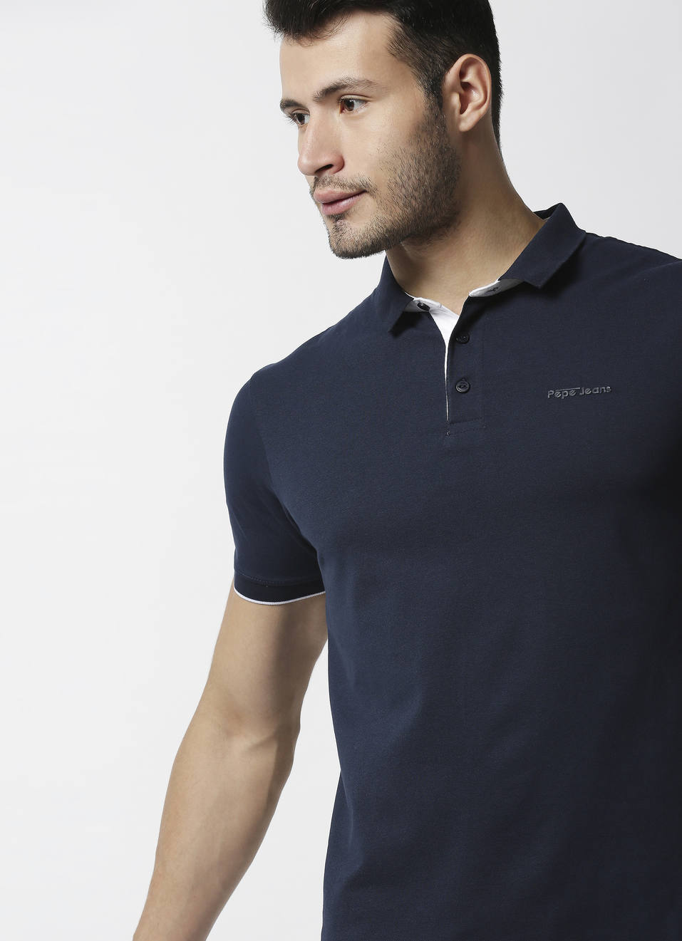 Anton Solid Stretch Polo, , large image number 0