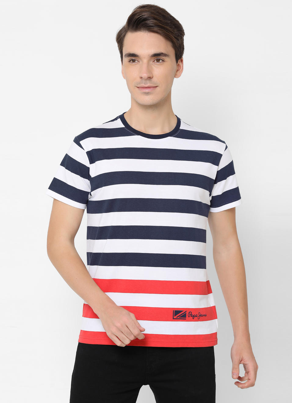 Aadrian Engineered Striper Tshirt, , large image number 0