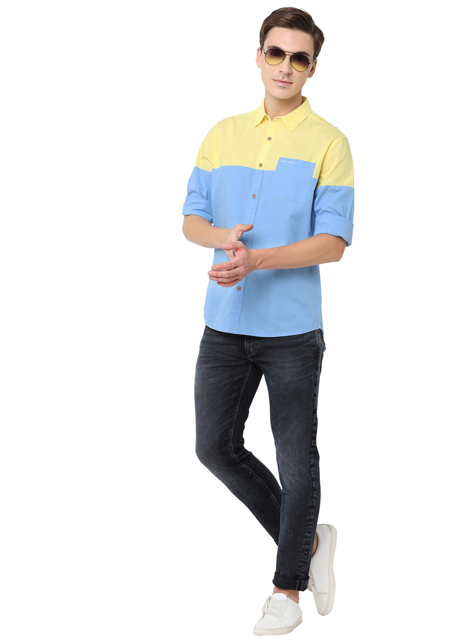 Thomas Colour Block Shirt, , large image number 3