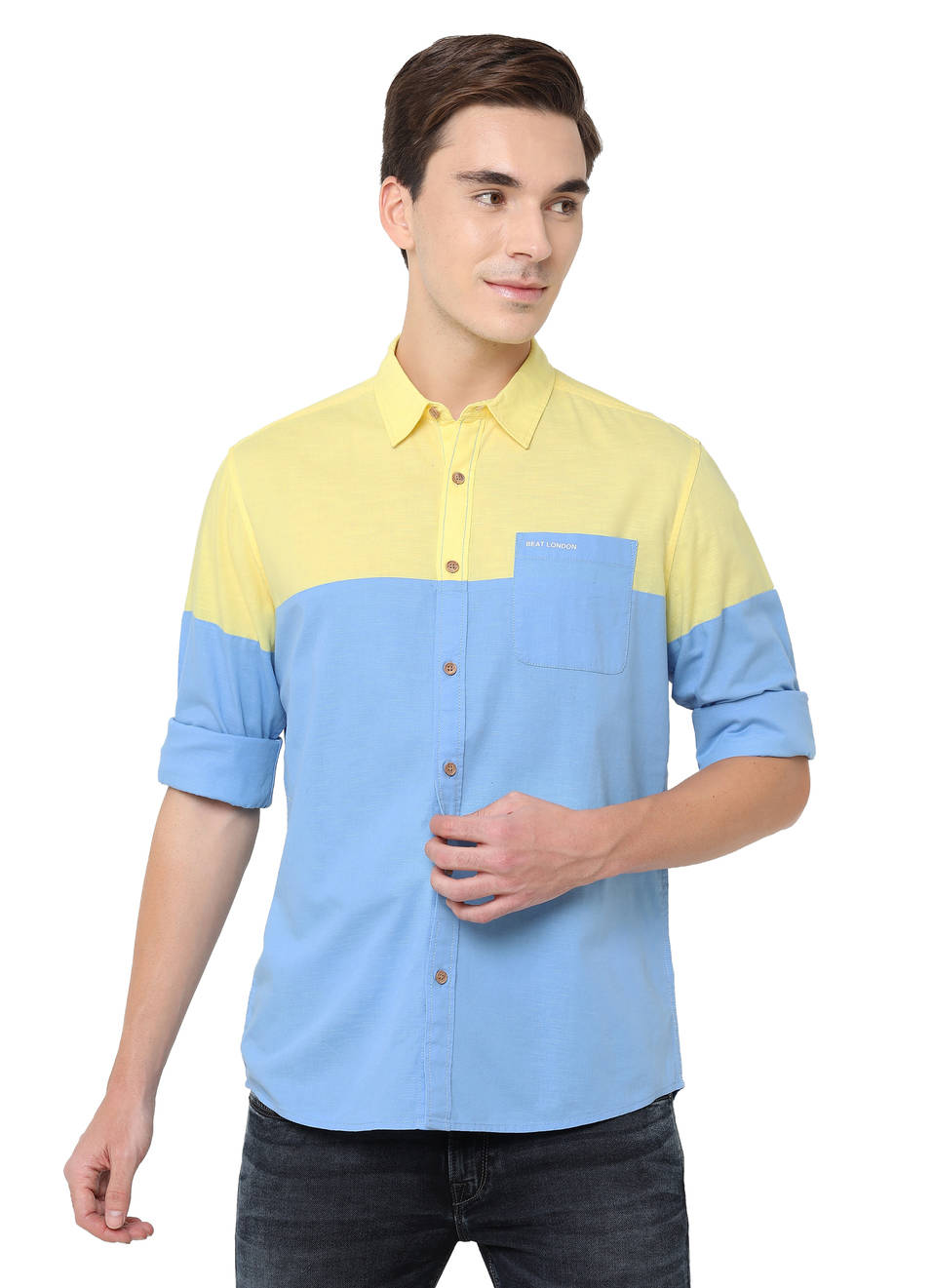 Thomas Colour Block Shirt, , large image number 0