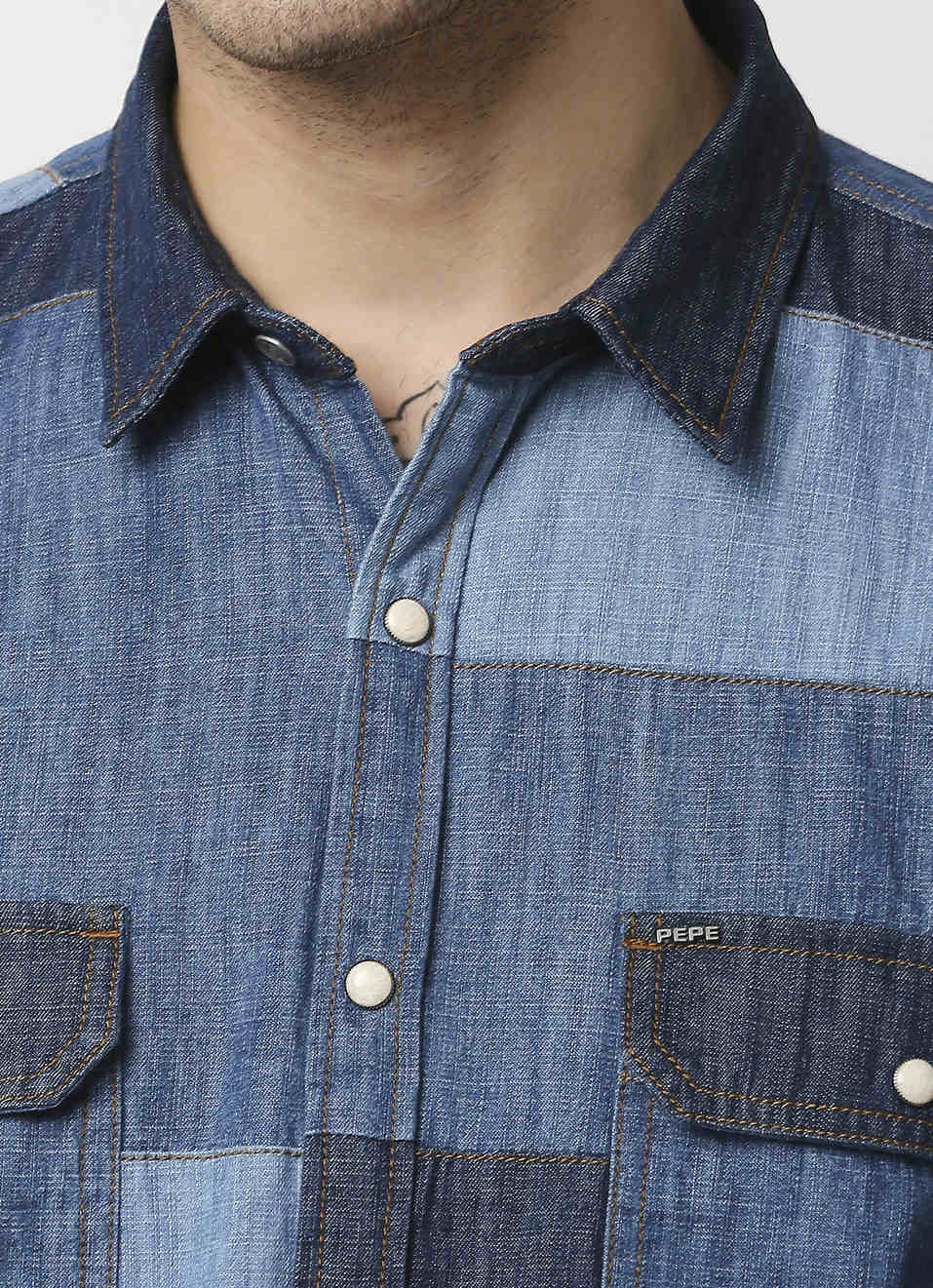 Rome Denim Shirt, , large image number 4