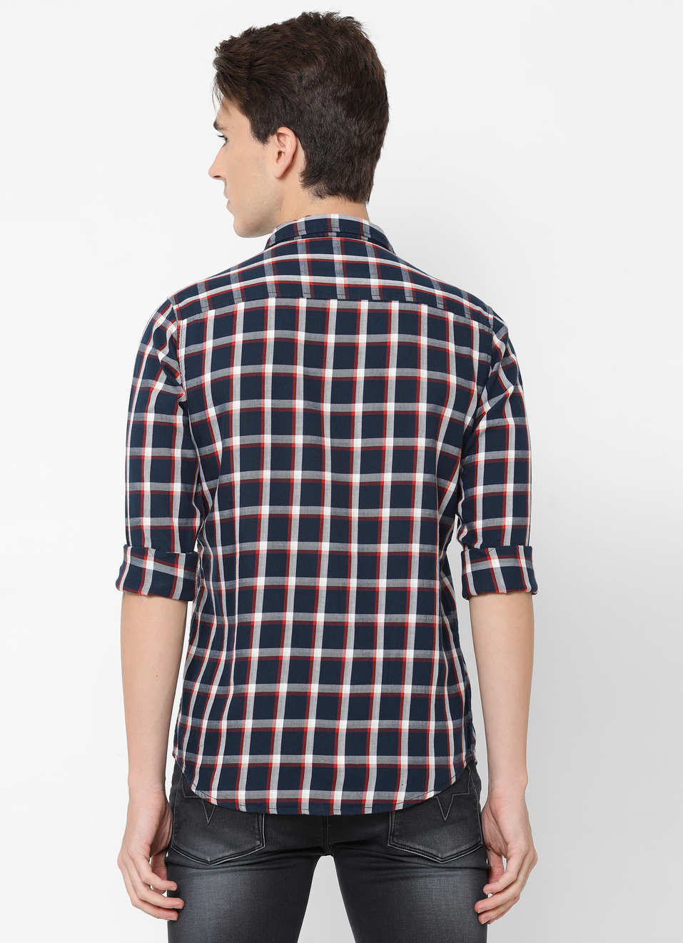 Roman Y/Dyed Twill Check Shirt, , large image number 1