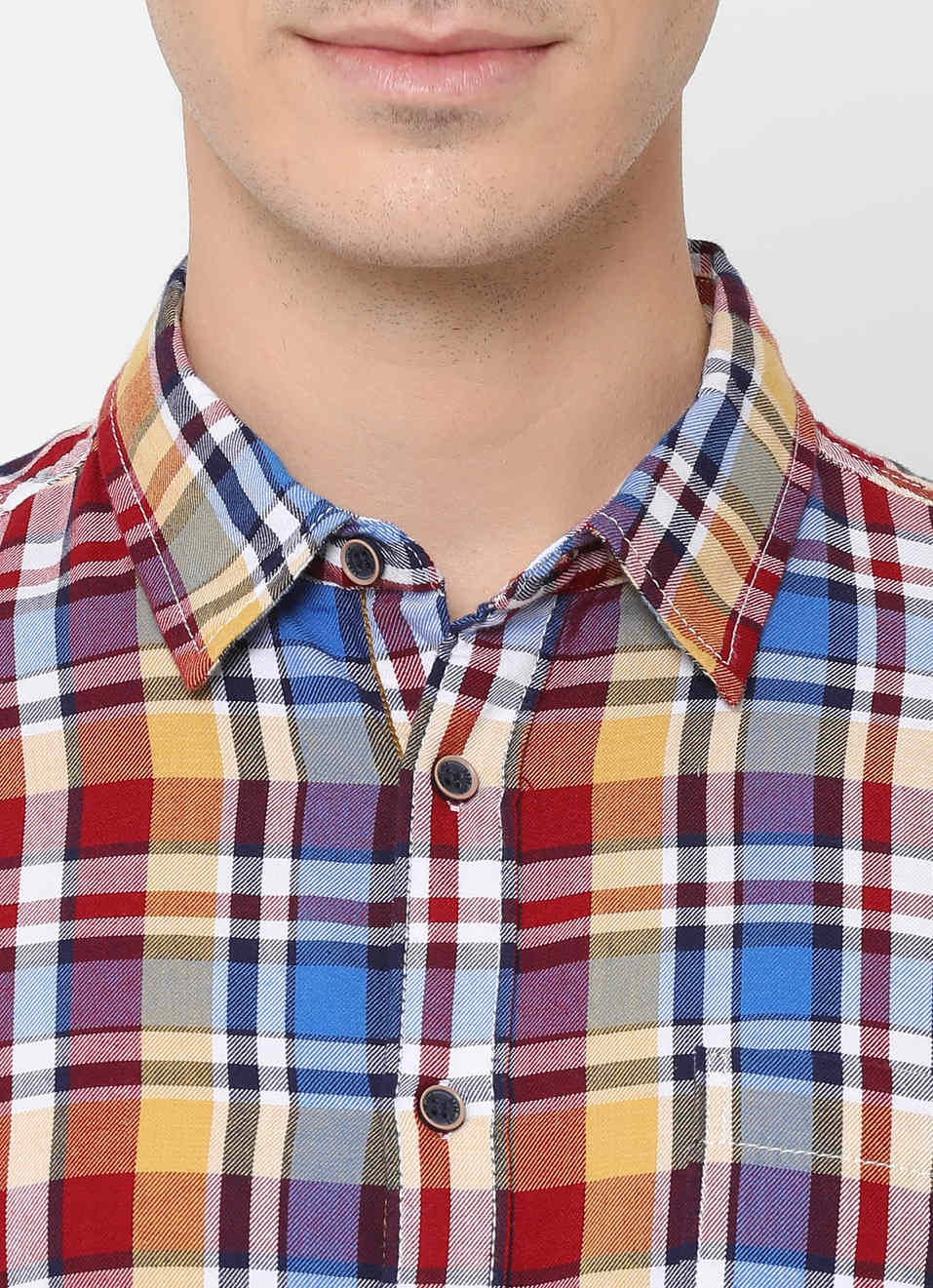 Rob Y/D Twill Check Shirt, , large image number 4