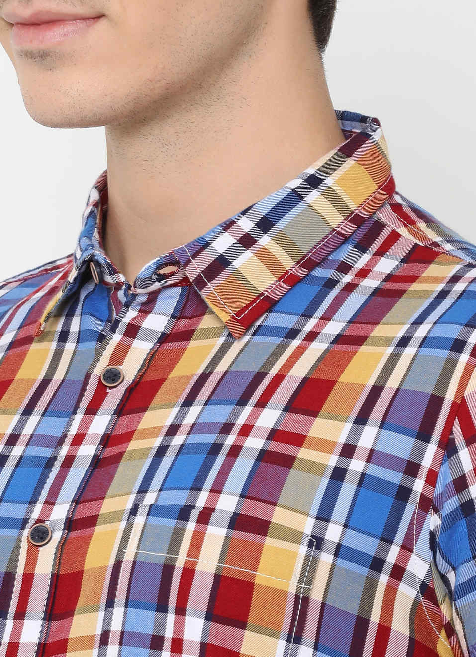 Rob Y/D Twill Check Shirt, , large image number 5