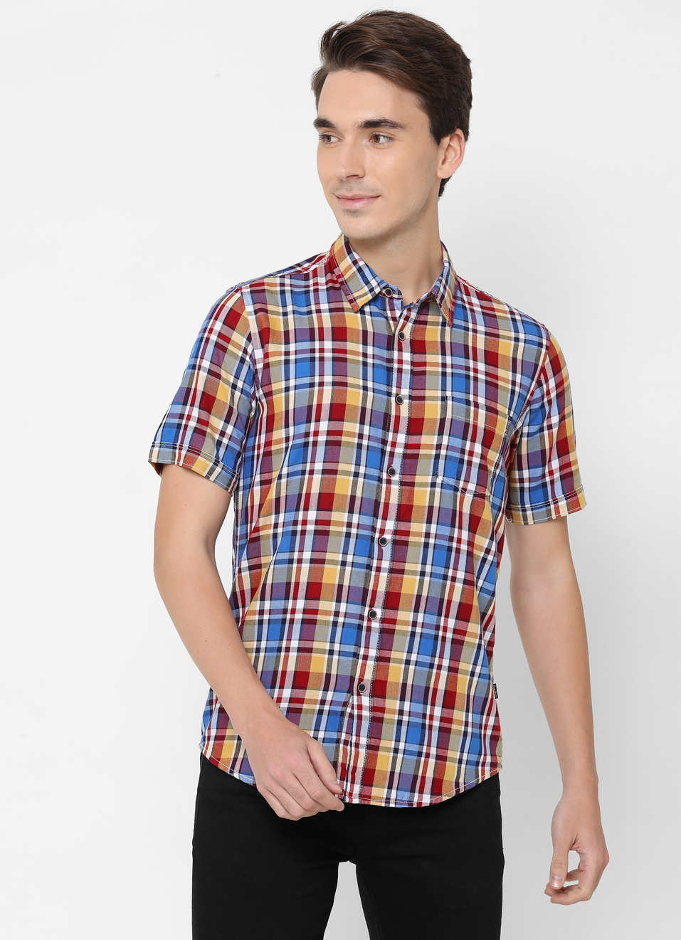 Rob Y/D Twill Check Shirt, , large image number 0