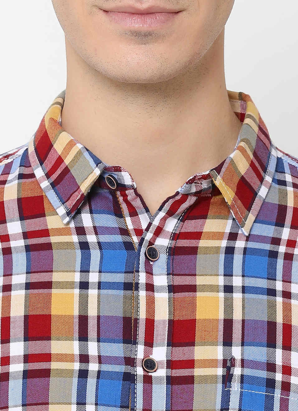 Rob Y/D Twill Check Shirt, , large image number 4