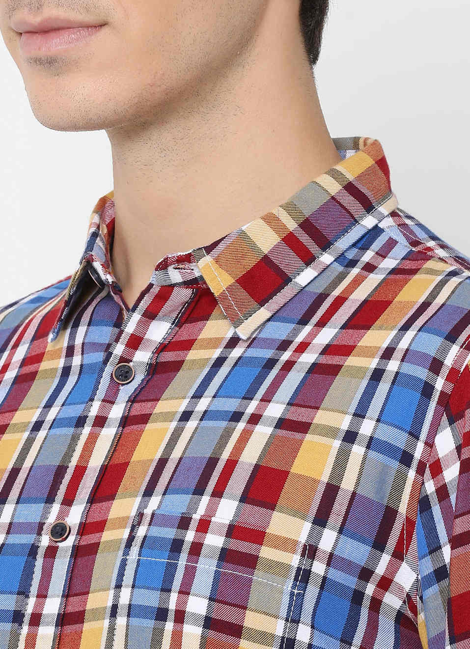 Rob Y/D Twill Check Shirt, , large image number 5