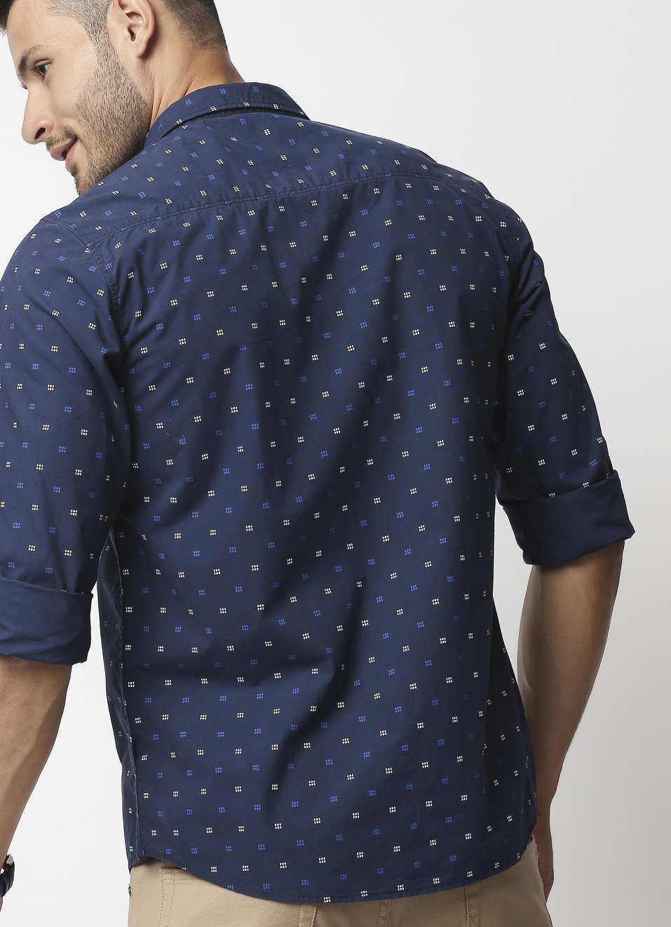 Ricco Printed Peached Shirt, , large image number 1