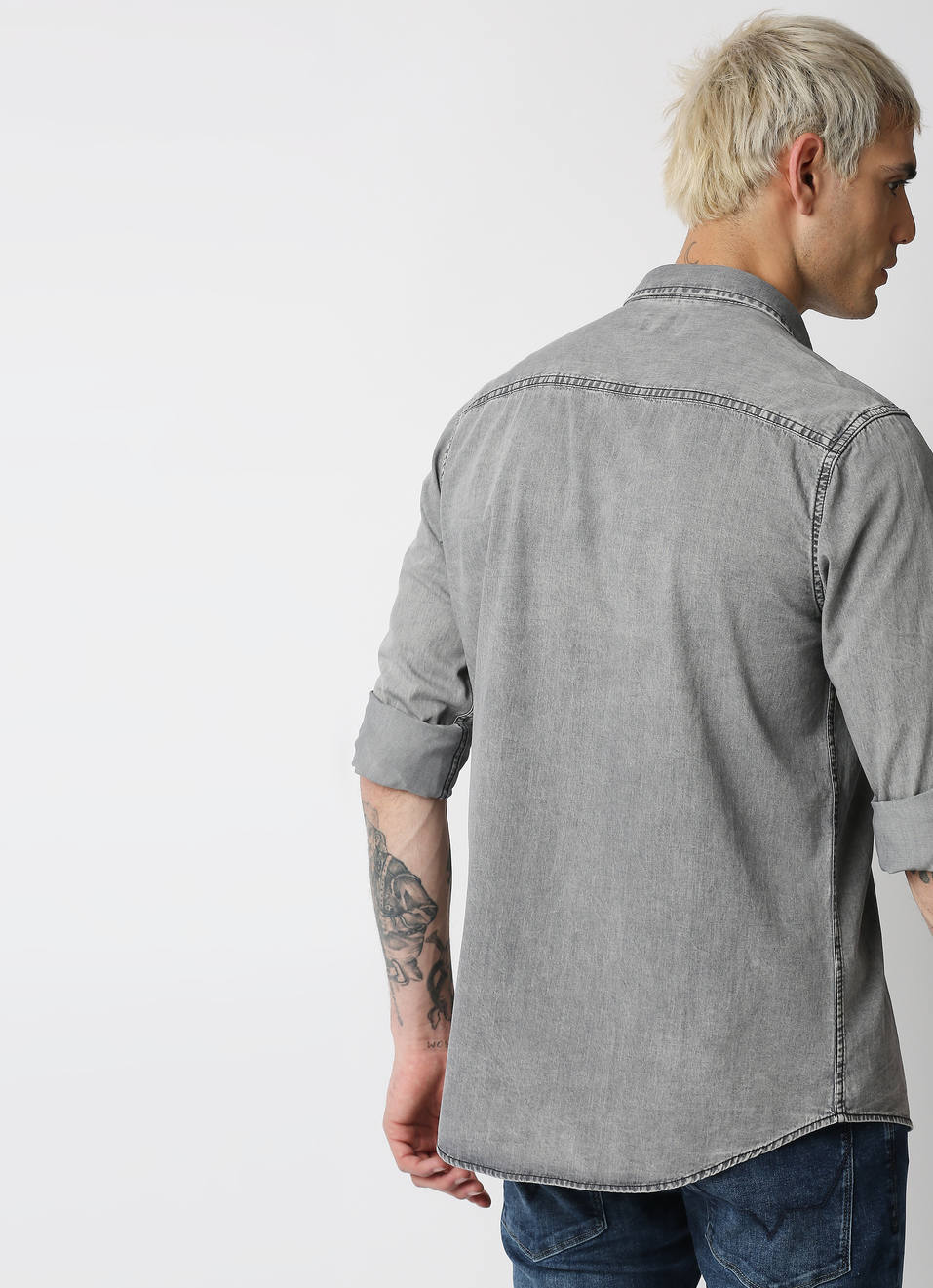 Nish Denim Shirt, , large image number 1