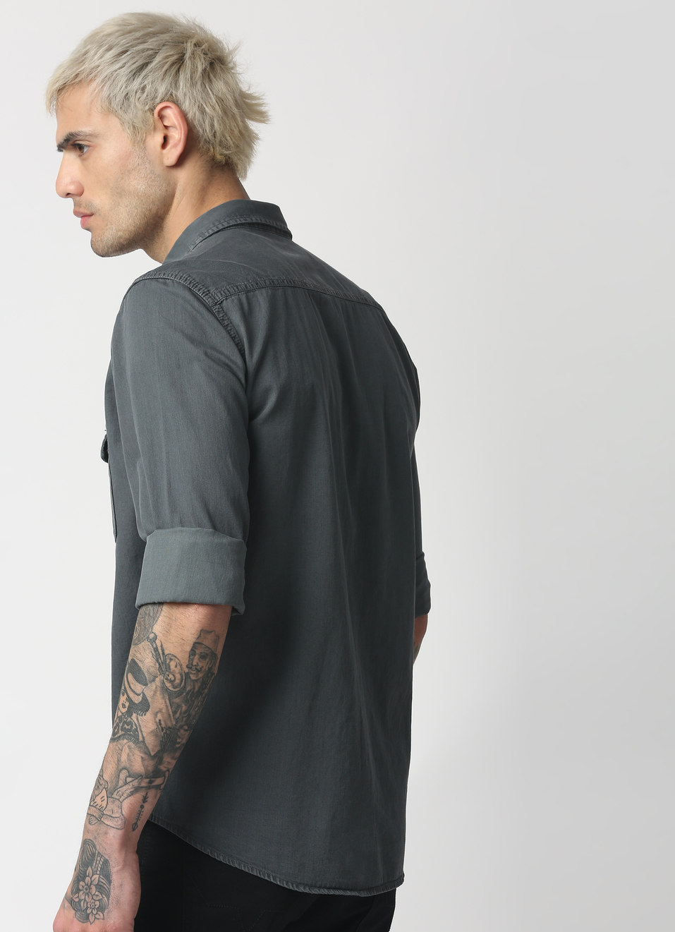 Nick Sr Denim Shirt, , large image number 1