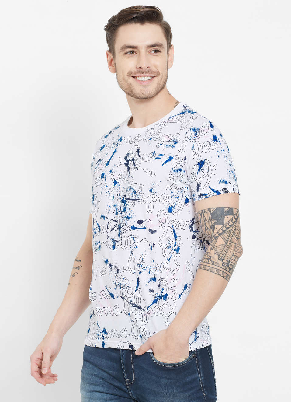 Maverick Typographic Printed Tshirt, , large image number 2