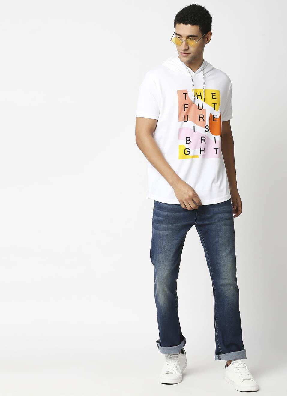 Benton Graphic Printed Hooded Tshirt, , large image number 3