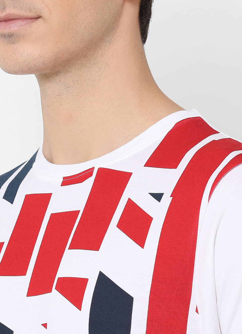 Amed Union Jack Placement Printed Tshirt, , large image number 5