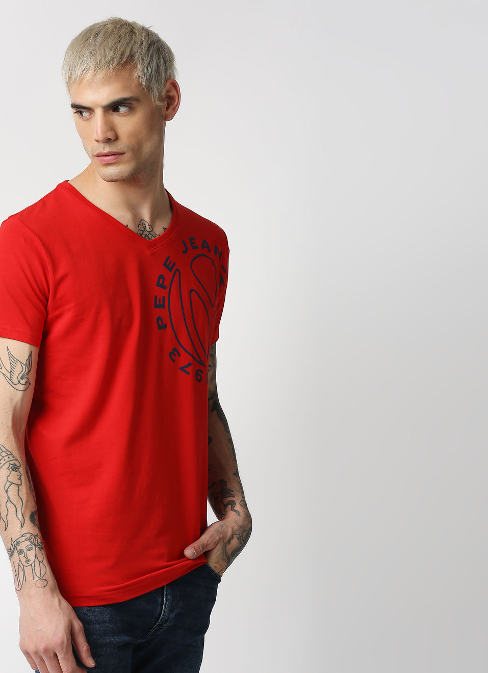 Almanzo Graphic Printed Stretch Tshirt, , large image number 0