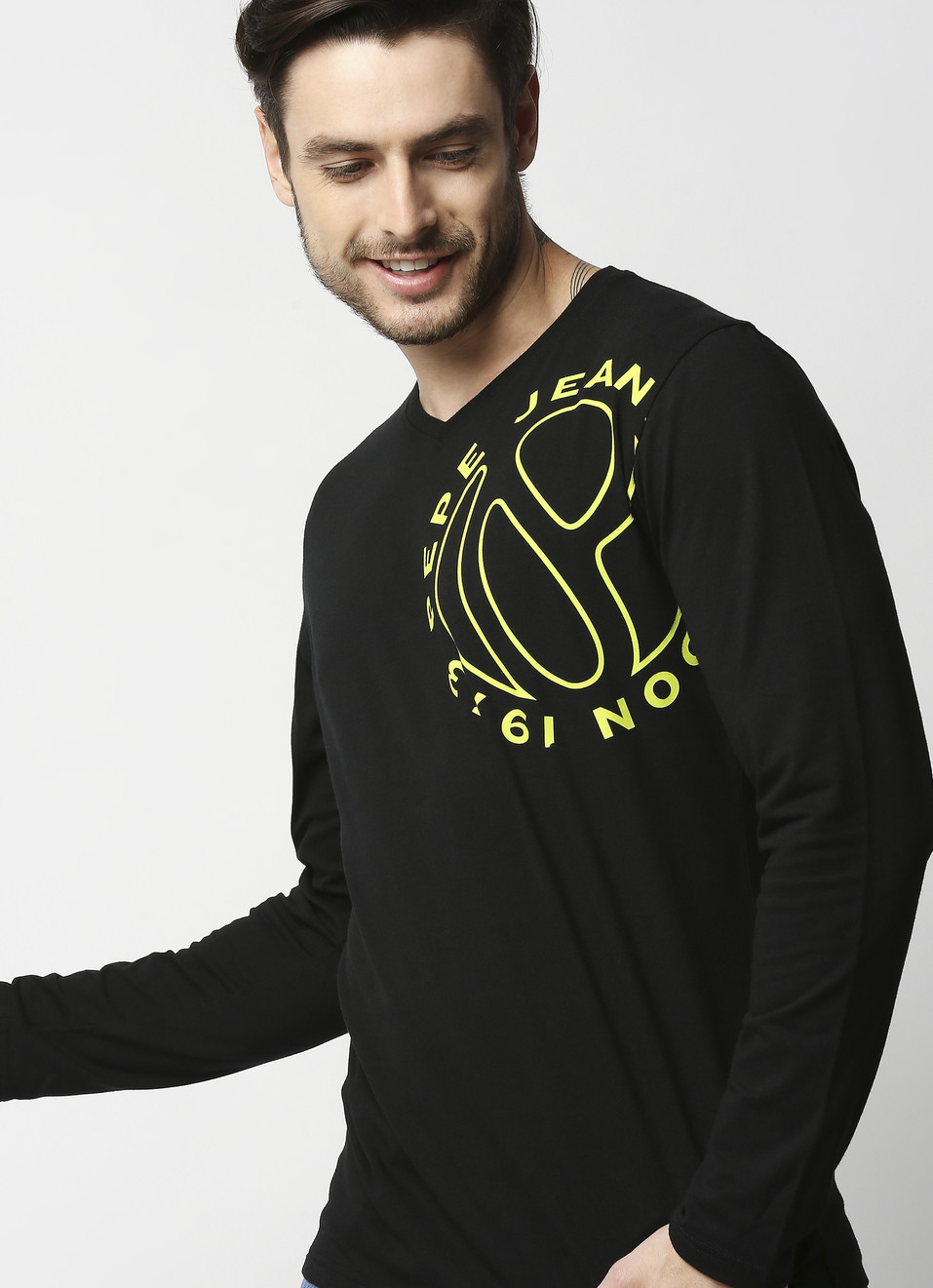 Almanzo Graphic Printed Stretch Tshirt, , large image number 2