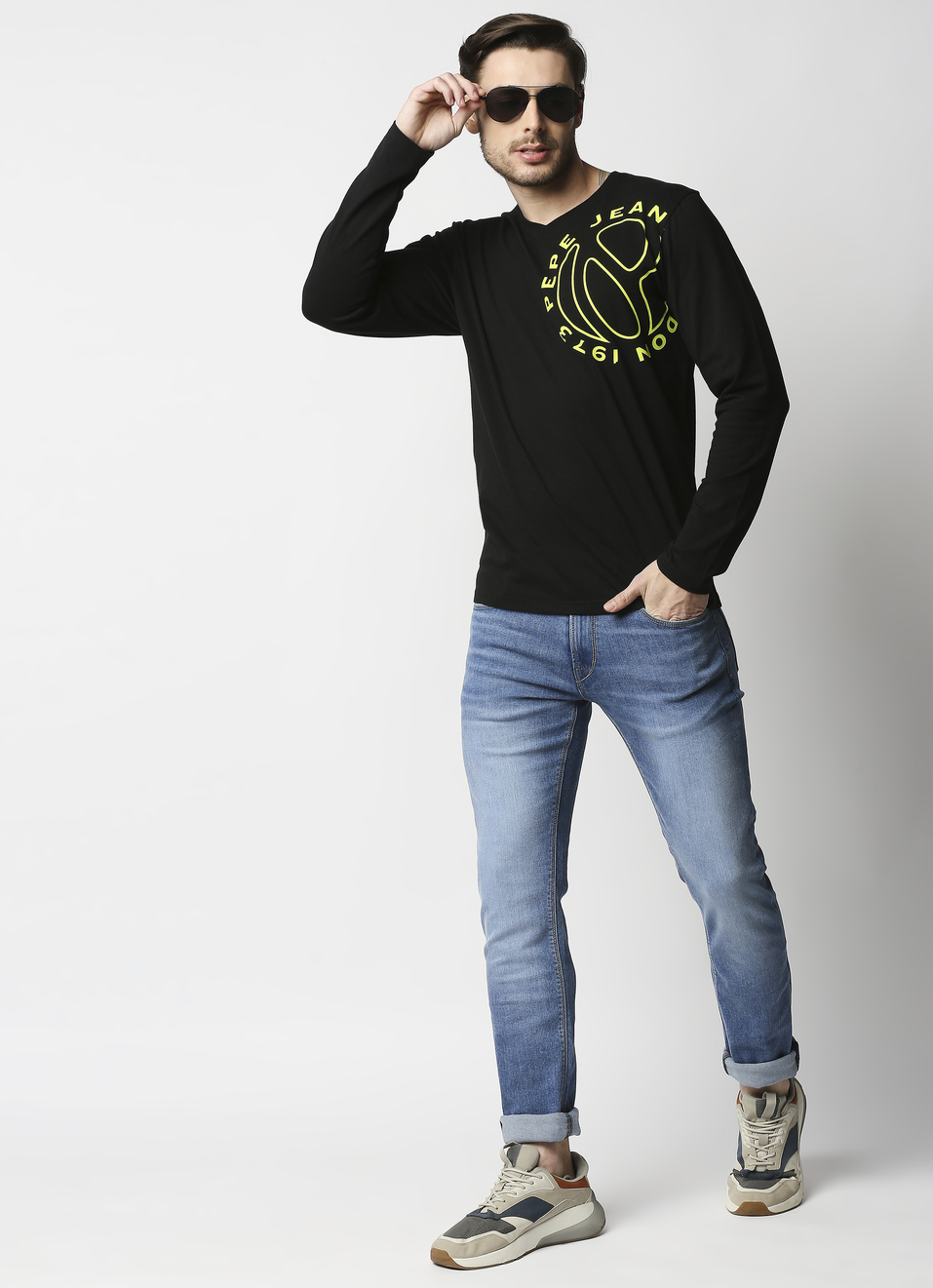 Almanzo Graphic Printed Stretch Tshirt, , large image number 3