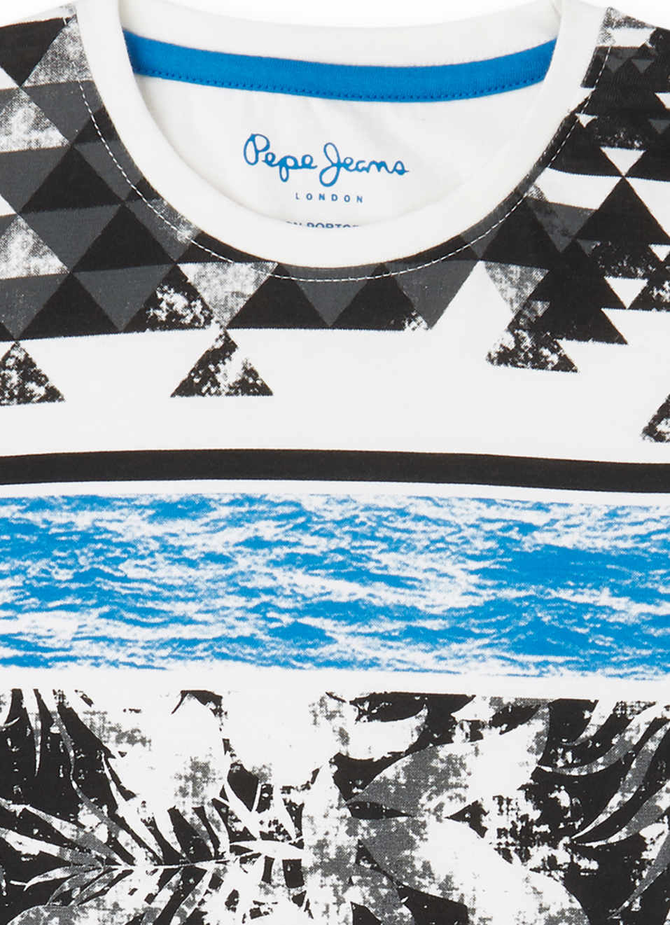 Zeo Abstract Graphic Print Tshirt, , large image number 2