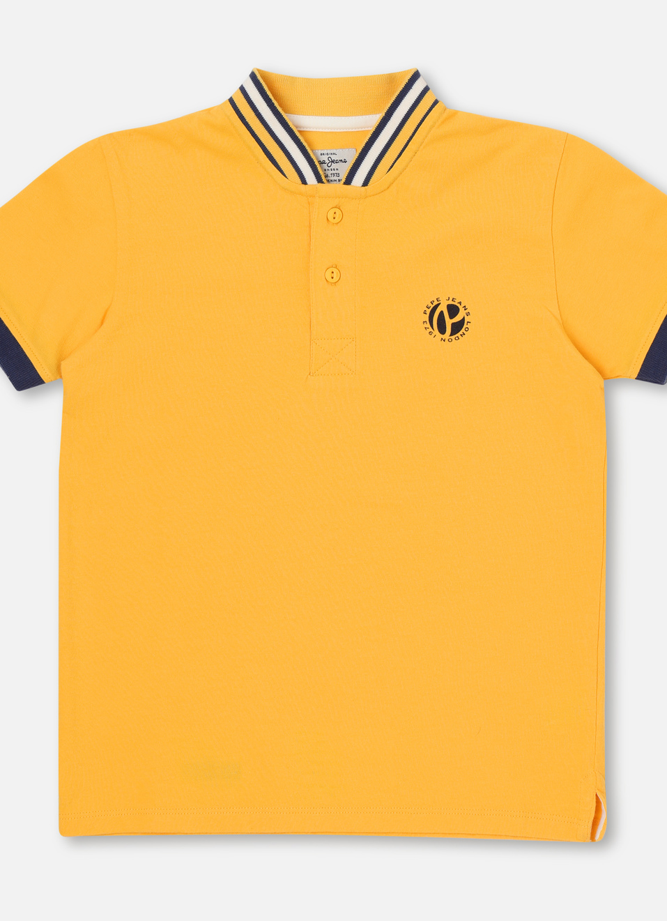 Ollie Solid Baseball Collar Polo, , large image number 0