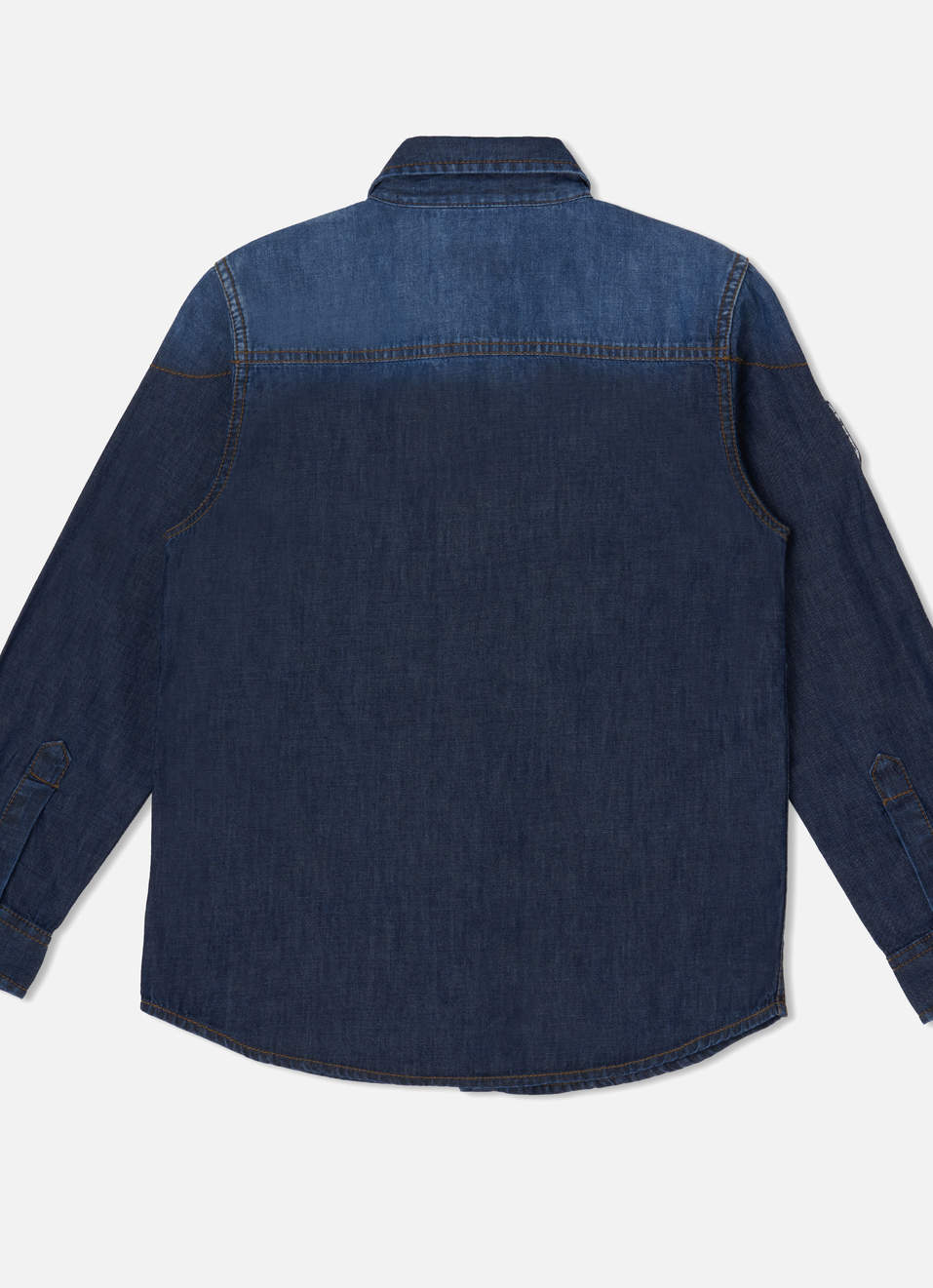 Dorset Denim Shirt With Badges, , large image number 1