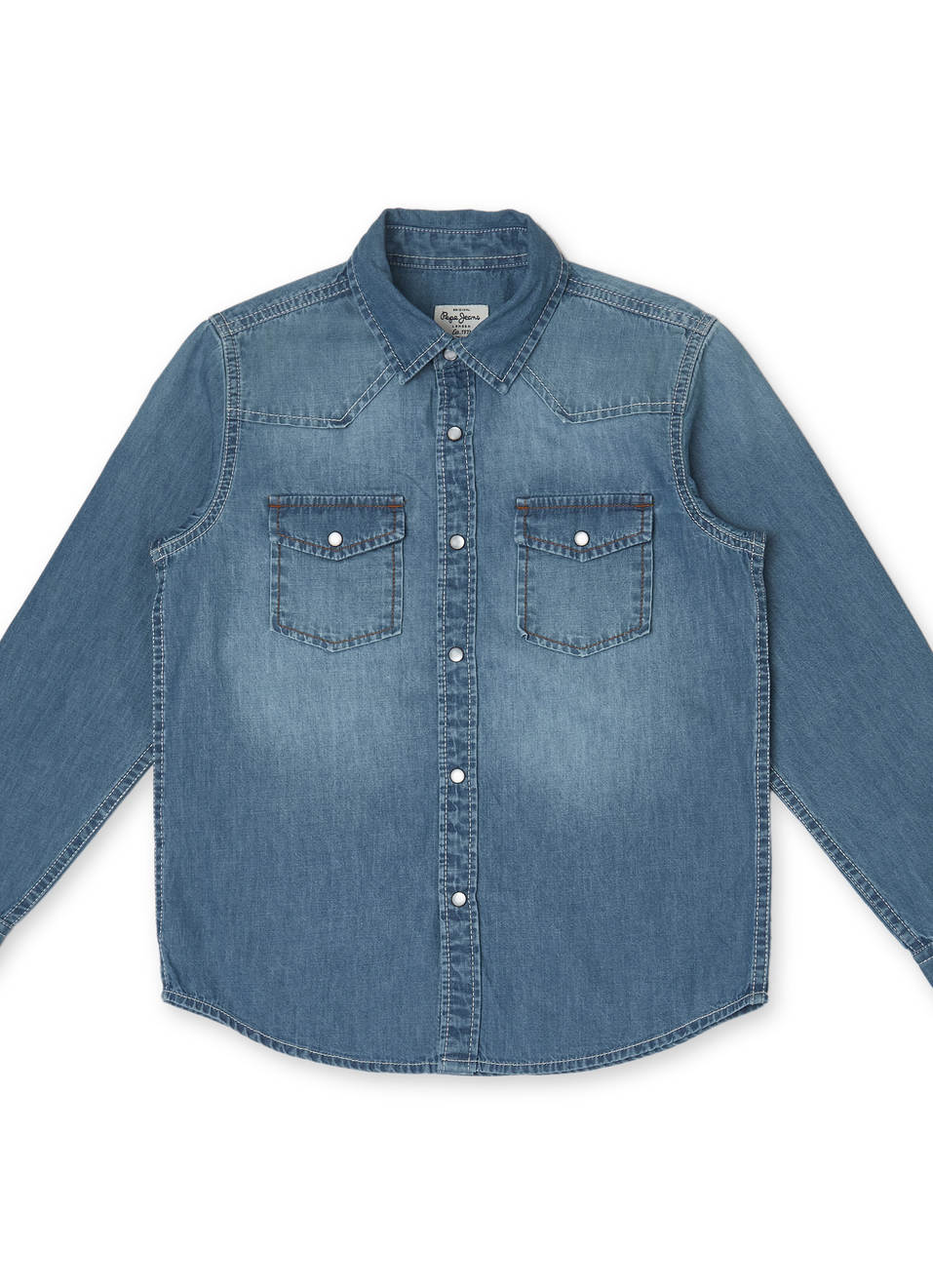 Calvin Trendy Denim Shirt, , large image number 0