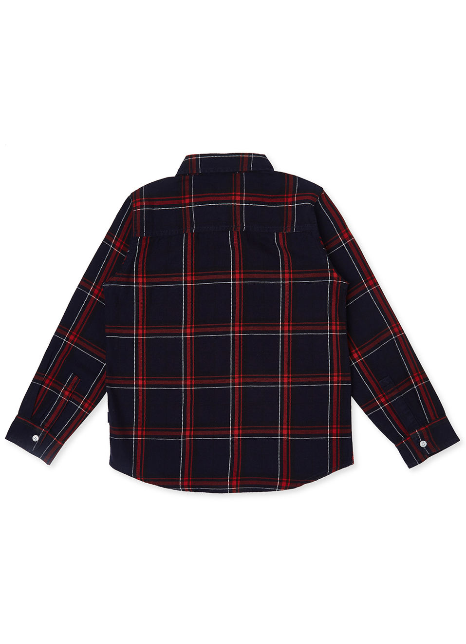 Skiper Dark Check Hooded Shirt, , large image number 1