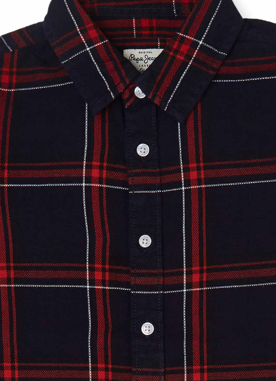 Skiper Dark Check Hooded Shirt, , large image number 2