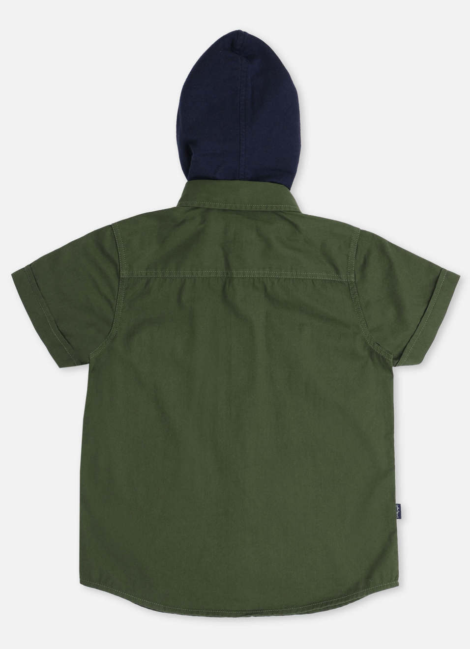 Sheldon Solid Shirt With Hoodie, , large image number 1