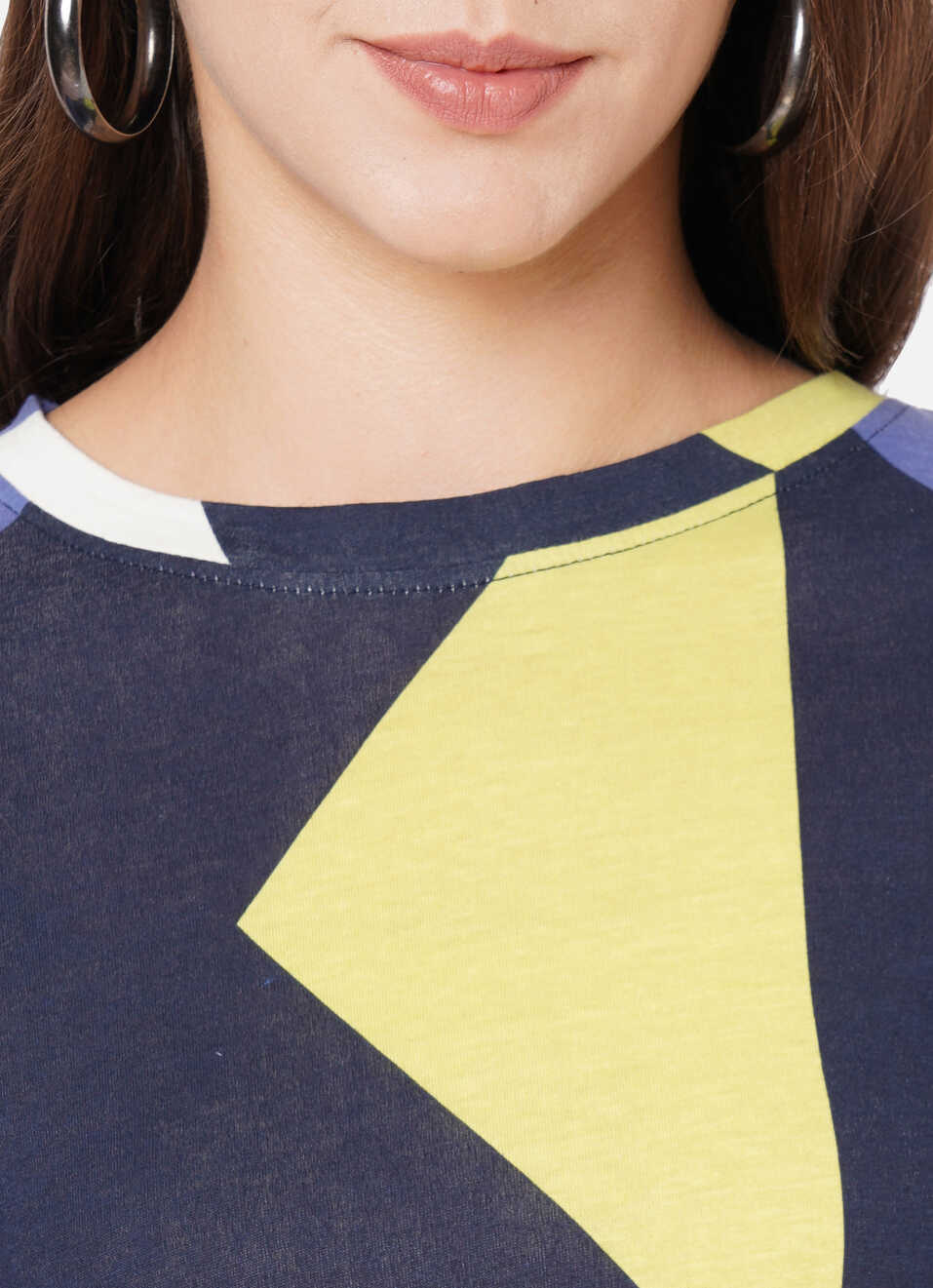 Avinia Hem Twist Printed T-Shirt, , large image number 4