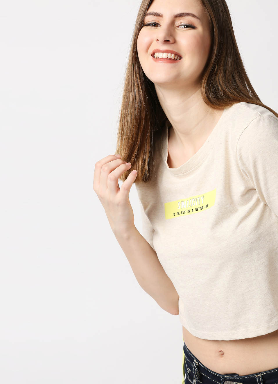 Adeline Cropped T-Shirt, , large image number 2