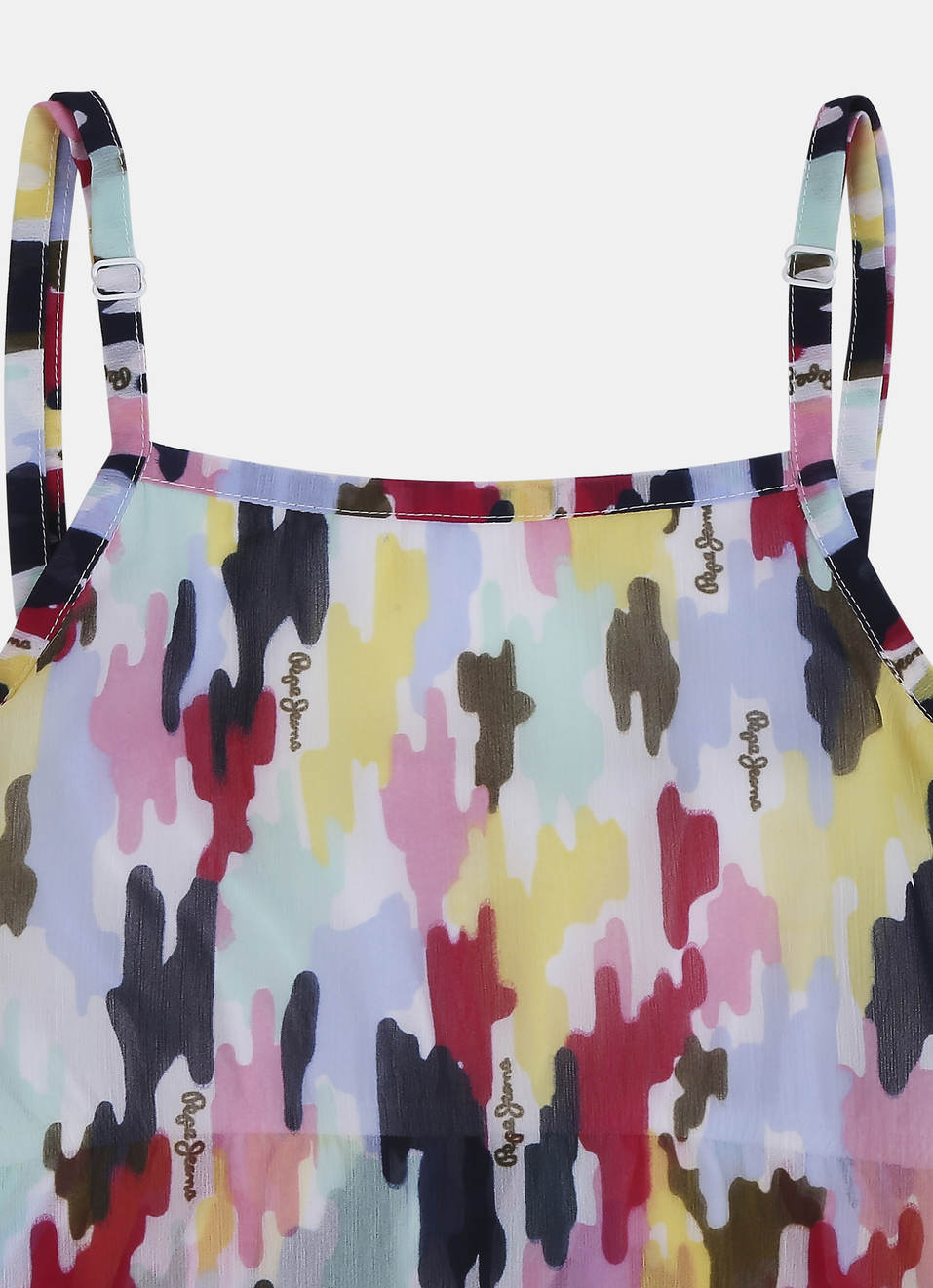 Abina Printed Woven Strapy Top, , large image number 2